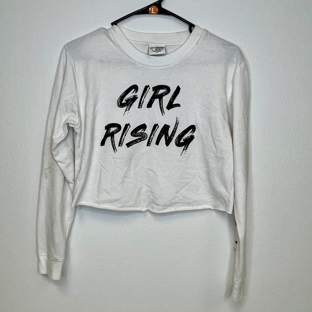 Girl Rising Long Sleeve Crop